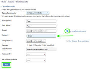 Adding a New ADMINISTRATOR Account 2 2
